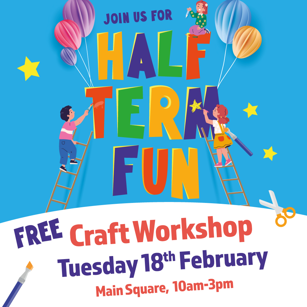 FREE HALF TERM CRAFT WORKSHOP